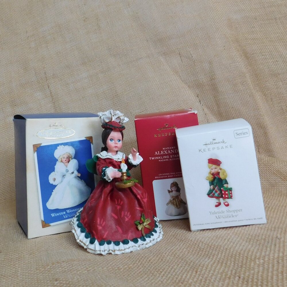 Hallmark  Madame Alexander  Ornaments & Victorian Christmas Figurine